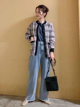 「アイテム（音楽/本・雑誌）」を使った、marinaさん（レディース・158cm）の夏コーディネート