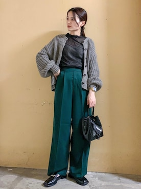 marinaさん（レディース・158cm）の秋コーディネート