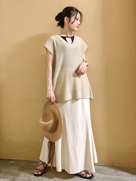 marinaさん（レディース・158cm）の夏コーディネート