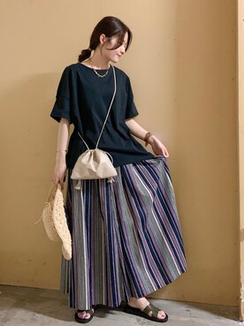 marinaさん（レディース・158cm）の夏コーディネート