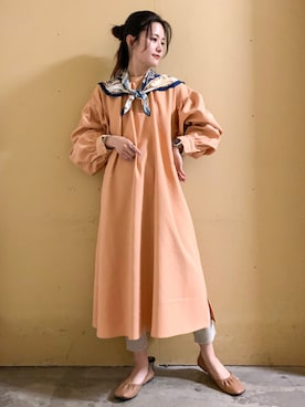 「アイテム（音楽/本・雑誌）」を使った、marinaさん（レディース・158cm）の冬コーディネート