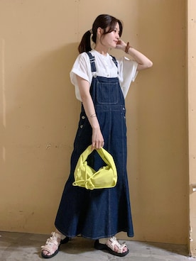 「アイテム（音楽/本・雑誌）」を使った、marinaさん（レディース・158cm）の夏コーディネート
