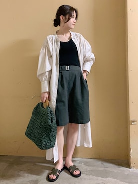 「ごきげんウィーク」｜「アイテム（ワンピース/ドレス）」を使った、marinaさん（レディース・158cm）の春コーディネート