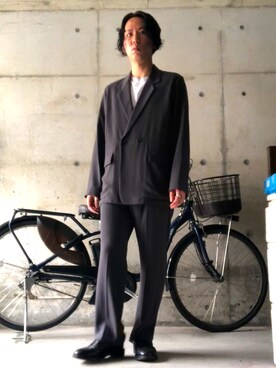 「soe（ソーイ）のアイテム（ジャケット/アウター）」を使った、じょりたんさん（メンズ・168cm）の秋コーディネート