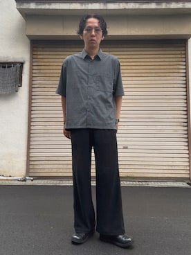 「アイテム（サングラス、イエロー系）」を使った、じょりたんさん（メンズ・168cm）の秋コーディネート