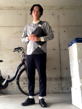 「Makers（メイカーズ）のアイテム」を使った、じょりたんさん（メンズ・168cm）の秋コーディネート