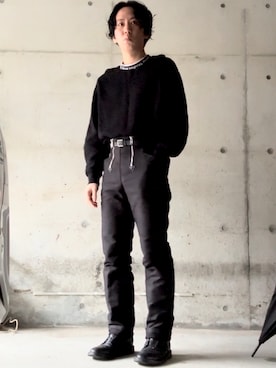 「Acne Studios（アクネストゥディオズ）のアイテム（スウェット）」を使った、じょりたんさん（メンズ・168cm）の春コーディネート