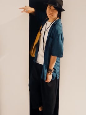 「osharewalker（オシャレウォーカー）のアイテム」を使った、chi-さん（メンズ・168cm）の夏コーディネート