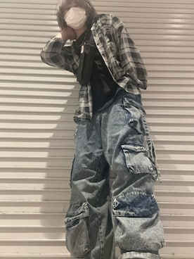 「アイテム（ボディバッグ/ウエストポーチ）」を使った、chi-さん（メンズ・168cm）の秋コーディネート