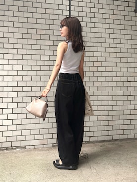 「OOFOS(ウーフォス)のアイテム」を使った、erikoさん(レディース・152cm)の夏コーディネート