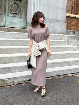 「mil（ミル）のアイテム」を使った、erikoさん（レディース・152cm）の春コーディネート