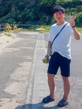 「アイテム（サンダル）」を使った、H.S@yonoiさん（メンズ・175cm）の秋コーディネート