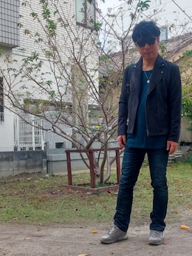 「アイテム（トートバッグ）」を使った、H.S@yonoiさん（メンズ・175cm）の秋コーディネート