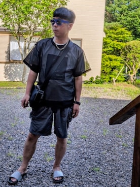 「MICHAEL KORS（マイケルコース）のアイテム」を使った、H.S@yonoiさん（メンズ・175cm）の夏コーディネート