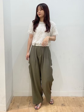 「アイテム（その他トップス）」を使った、かんちゃんさん（レディース・163cm・20代）の夏コーディネート