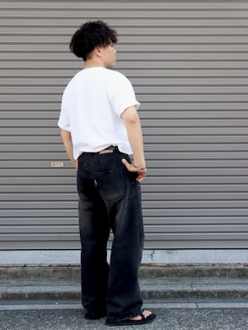 「アイテム（サンダル）」を使った、Sukeさん（メンズ・165cm）の秋コーディネート