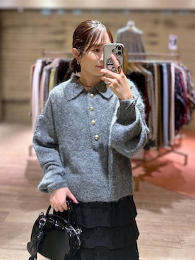 「アイテム（ピアス（両耳用））」を使った、maruさん（レディース・160cm・30代）の秋コーディネート