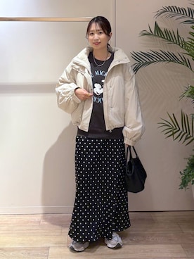 「アイテム（その他アウター）」を使った、maruさん（レディース・160cm・30代）の秋コーディネート