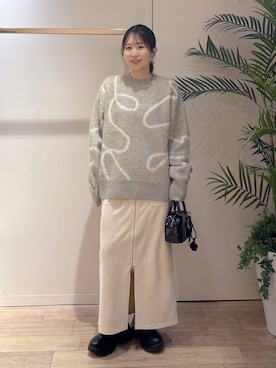 「アイテム（アクセサリー）」を使った、maruさん（レディース・160cm・30代）の秋コーディネート