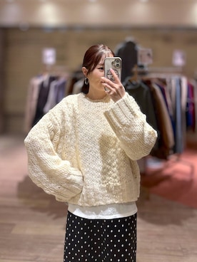 「アイテム（チョーカー）」を使った、maruさん（レディース・160cm・30代）の秋コーディネート