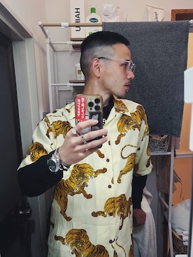 「WACKO MARIA（ワコマリア）のアイテム」を使った、mot♂さん（メンズ・171cm）の春コーディネート