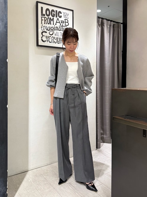 ペプラムジップカーディガン（カーディガン/ボレロ