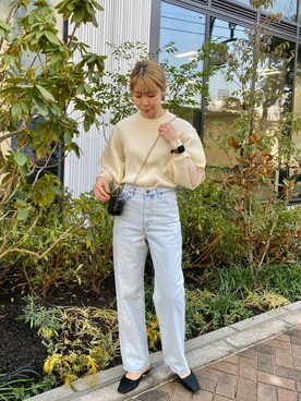 「スリット」｜「アイテム（その他）」を使った、ike_lemageさん（レディース・164cm）の冬コーディネート