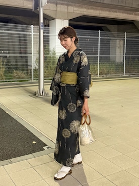 「アイテム（水着/着物・浴衣）」を使った、ike_lemageさん（レディース・164cm）の夏コーディネート