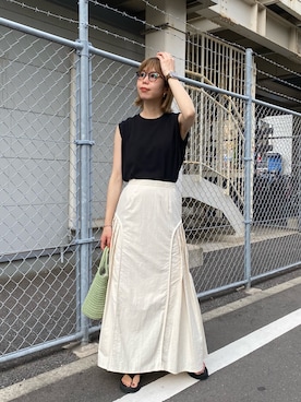 「BLANC..（ブラン）のアイテム」を使った、ike_lemageさん（レディース・164cm）の春コーディネート
