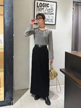 「アイテム（チョーカー）」を使った、ike_lemageさん（レディース・164cm）の秋コーディネート