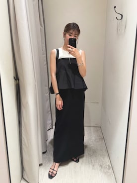 「アイテム（バングル/リストバンド）」を使った、ike_lemageさん（レディース・164cm）の夏コーディネート