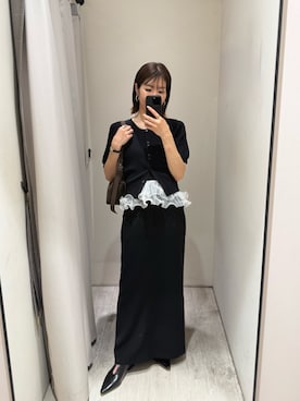 「CAPRICIEUX LE'MAGE（カプリシューレマージュ）のアイテム（トートバッグ）」を使った、ike_lemageさん（レディース・164cm）の秋コーディネート