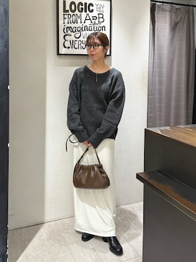 「CAPRICIEUX LE'MAGE（カプリシューレマージュ）のアイテム」を使った、ike_lemageさん（レディース・164cm）の秋コーディネート