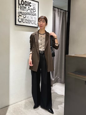 「アイテム（ショルダーバッグ）」を使った、ike_lemageさん（レディース・164cm）の秋コーディネート