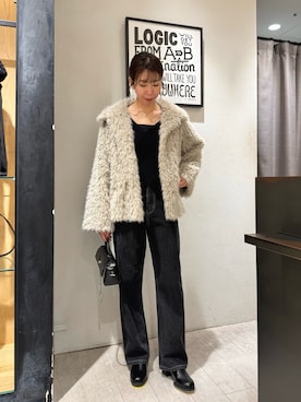 「アイテム（その他アウター）」を使った、ike_lemageさん（レディース・164cm）の秋コーディネート