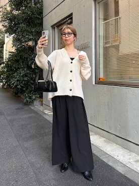 「カーディガンコーデ」｜「アイテム（その他）」を使った、ike_lemageさん（レディース・164cm）の秋コーディネート