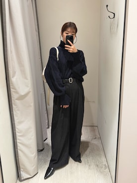 「アイテム（ファッション雑貨）」を使った、ike_lemageさん（レディース・164cm）の秋コーディネート