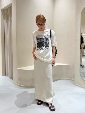 「アイテム（その他、ベージュ系）」を使った、ike_lemageさん（レディース・164cm）の夏コーディネート