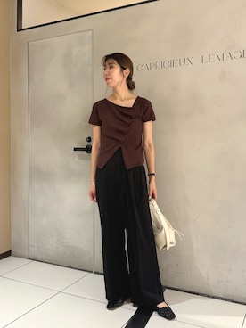 ike_lemageさん（骨格ナチュラル・レディース・164cm）の秋コーディネート