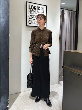 「アイテム（シャツ/ブラウス）」を使った、ike_lemageさん（レディース・164cm）の秋コーディネート