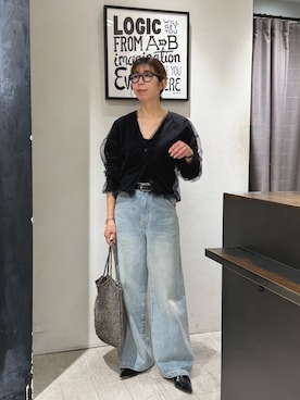 「アイテム（ネックレス）」を使った、ike_lemageさん（レディース・164cm）の秋コーディネート