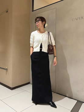 「ニットカーディガン」｜ike_lemageさん（レディース・164cm）の秋コーディネート