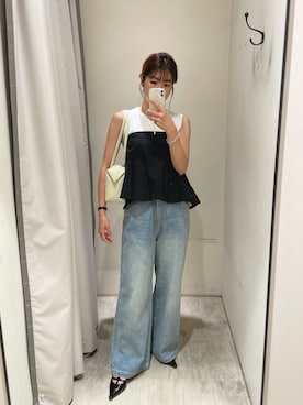 「アイテム（ボストンバッグ）」を使った、ike_lemageさん（レディース・164cm）の夏コーディネート