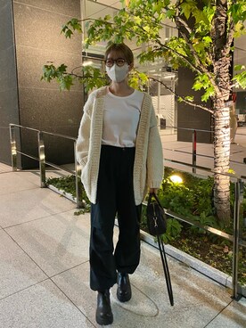 「BLANC..（ブラン）のアイテム」を使った、ike_lemageさん（レディース・164cm）の秋コーディネート