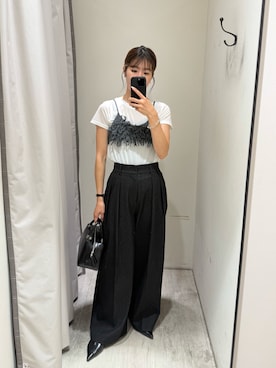 「アイテム（パンプス）」を使った、ike_lemageさん（レディース・164cm）の夏コーディネート
