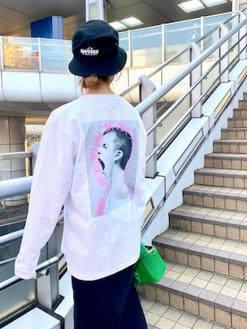 「ゴルフウェア」｜「アイテム（サンダル）」を使った、ike_lemageさん（レディース・164cm）の春コーディネート