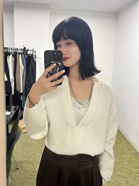 「アイテム（スウェット）」を使った、Akane.Nさん（レディース・167cm）の秋コーディネート