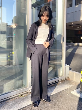 Akane.Nさん（レディース・167cm）の冬コーディネート