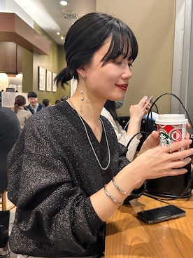 「スカートコーデ」｜Akane.Nさん（レディース・167cm）の冬コーディネート