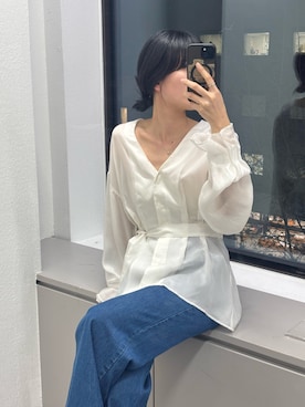 「SHENERY（シーナリー）のアイテム」を使った、Akane.Nさん（レディース・167cm）の春コーディネート